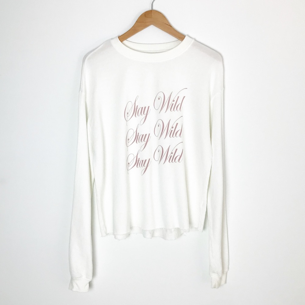 SPIRITUAL GANGSTER Stay Wild Graphic Sweatshirt